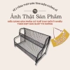 Kệ gia vị lưới 2 tầng để bàn bếp, thép sơn tĩnh điện chống rỉ, đa năng kệ mỹ phẩm, giá 100k 2
