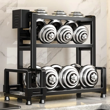 Kệ gia vị SHINNY thép carbon nhiều tầng, đựng chai lọ, vắt dao, thớt tiện dụng 270k