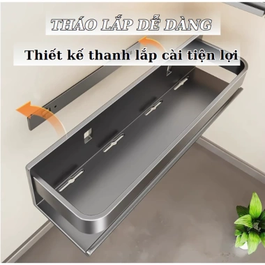 Kệ gia vị treo tường đa năng bằng Thép Carbon cao cấp – Tiết kiệm không gian bếp, giá chỉ 120.000₫ 6