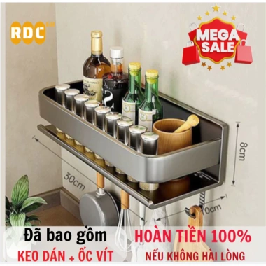 Kệ gia vị treo tường đa năng bằng Thép Carbon cao cấp – Tiết kiệm không gian bếp, giá chỉ 120.000₫ 10