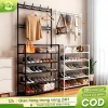 Kệ giày đa năng 5 tầng - Giá để giày, mũ, dép có móc treo, giảm giá 99.000₫