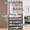 Kệ giày đa năng 5 tầng - Giá để giày, mũ, dép có móc treo, giảm giá 99.000₫ 2