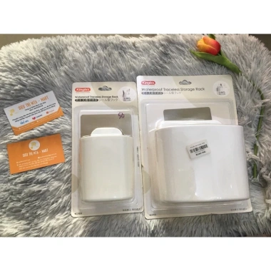Kệ Giấy Dán Kinglxs 1-2 Ngăn Đa Năng Nhựa Đựng Bàn Chải, Kem Đánh Răng - Chỉ 69.000 VND Mta-Mart2