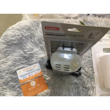 Kệ Giấy Dán Kinglxs 1-2 Ngăn Đa Năng Nhựa Đựng Bàn Chải, Kem Đánh Răng - Chỉ 69.000 VND Mta-Mart2