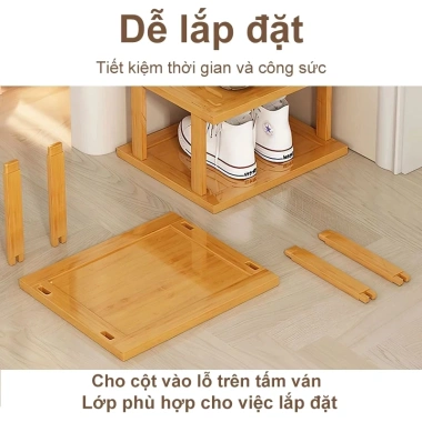 Kệ giày dép 2-9 tầng rẻ, tủ giày đa năng, kệ dép nhỏ gọn, bảo quản tiện lợi 5