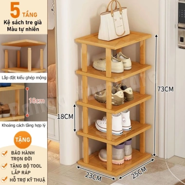 Kệ giày dép 2-9 tầng rẻ, tủ giày đa năng, kệ dép nhỏ gọn, bảo quản tiện lợi 10