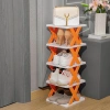 Kệ giày dép 5 tầng thông minh tháo lắp gấp gọn, giảm còn 29.000đ, tiết kiệm không gian