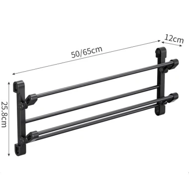Kệ giày dép gắn tường thông minh, treo gấp gọn, tiết kiệm không gian, 59.000 VND 4