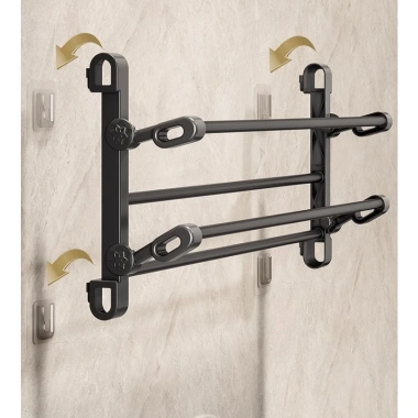 Kệ giày dép gắn tường thông minh, treo gấp gọn, tiết kiệm không gian, 59.000 VND 8