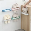 Kệ Giày Dép Thông Minh 3 Ngăn Treo Tường Gấp Gọn Dán Tường - Giá 30.000 VND 4