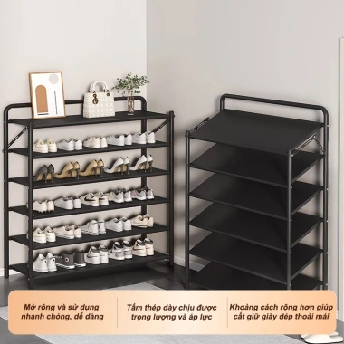 Kệ Giày Gập Lại BIBOOS Thép Carbon Lưới Đa Năng - Giá từ 352,580 xuống 289,000