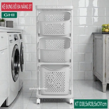 Kệ Giỏ Đựng Đồ Hàn Quốc Đa Năng Luxury 2 & 3 Tầng MSP 5.560 - Giá Ưu Đãi 195k tại Homie Store