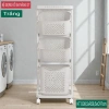 Kệ Giỏ Đựng Đồ Hàn Quốc Đa Năng Luxury 2 & 3 Tầng MSP 5.560 - Giá Ưu Đãi 195k tại Homie Store 10