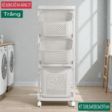 Kệ Giỏ Đựng Đồ Hàn Quốc Đa Năng Luxury 2 & 3 Tầng MSP 5.560 - Giá Ưu Đãi 195k tại Homie Store
