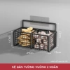 Kệ Giỏ Đựng Hành Tỏi Dán Tường Nhà Bếp Thép Sơn Tĩnh Điện - Giá chỉ 42.000₫, Tiết kiệm không gian tiện lợi 9