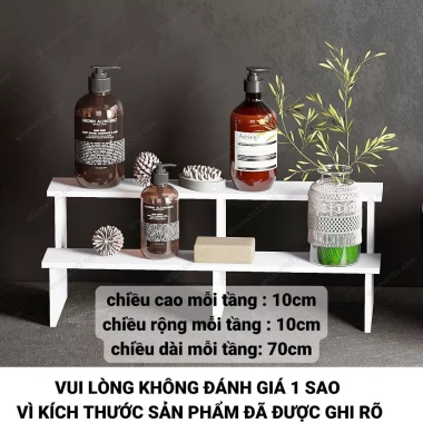 Kệ Gỗ Bậc Thang Trưng Bày 2-4 Tầng Đa Dạng Mô Hình, Kèm Vít, Giá 245.000₫