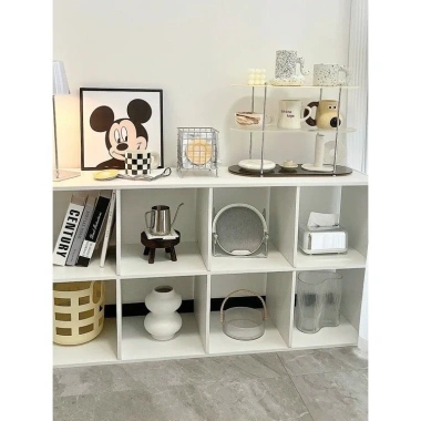 Kệ Gỗ Đa Năng 4 Màu Tổ Ong 2-8 Ô Lắp Ráp Dễ Dàng Trang Trí Đựng Sách Giá 55.000₫