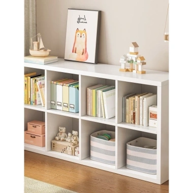 Kệ Gỗ Đa Năng 4 Màu Tổ Ong 2-8 Ô Lắp Ráp Dễ Dàng Trang Trí Đựng Sách Giá 55.000₫