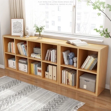 Kệ Gỗ Đa Năng 4 Màu Tổ Ong 2-8 Ô Lắp Ráp Dễ Dàng Trang Trí Đựng Sách Giá 55.000₫