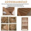 Kệ gỗ đa năng 4 tầng IKEA - Chịu lực, xếp gọn, lưu trữ sách, giày, đồ dùng - Giá 346.000₫ 3