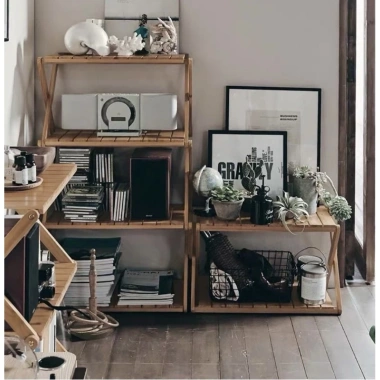 Kệ gỗ đa năng 4 tầng IKEA - Chịu lực, xếp gọn, lưu trữ sách, giày, đồ dùng - Giá 346.000₫ 5 Kệ gỗ đa năng 4 tầng IKEA - Chịu lực, xếp gọn, lưu trữ sách, giày, đồ dùng - Giá 346.000₫ 5