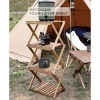 Kệ gỗ đa năng 4 tầng IKEA - Chịu lực, xếp gọn, lưu trữ sách, giày, đồ dùng - Giá 346.000₫ 7