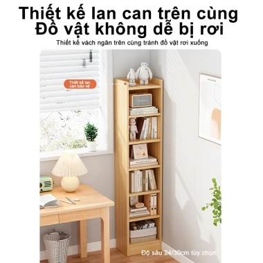 Kệ Gỗ Đa Năng - Tủ Sách Lắp Ráp Dễ Dàng, Trang Trí Nhà Cửa, Phòng Ngủ, Giao Nhanh Hà Nội