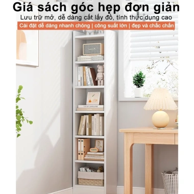 Kệ Gỗ Đa Năng - Tủ Sách Lắp Ráp Dễ Dàng, Trang Trí Nhà Cửa, Phòng Ngủ, Giao Nhanh Hà Nội