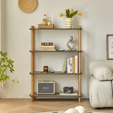 Kệ gỗ đa năng vintage Hàn Quốc - MDF Melamine, thiết kế hiện đại, chỉ 106.000₫