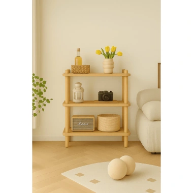 Kệ gỗ đa năng vintage Hàn Quốc - MDF Melamine, thiết kế hiện đại, chỉ 106.000₫