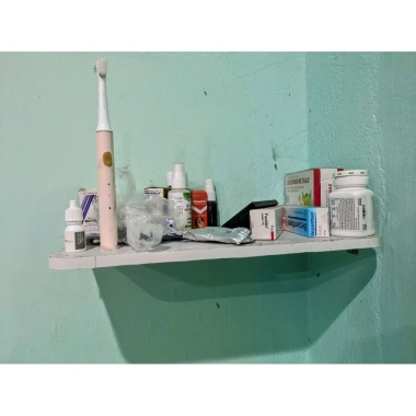 Kệ gỗ góc tường kèm phụ kiện - Thiết kế hiện đại, giá 60.000₫, giảm sốc