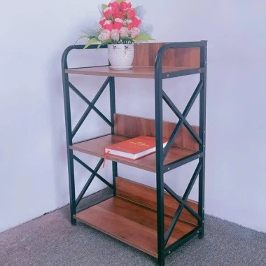 Kệ Gỗ Nhà Bếp Đặt Lò Vi Sóng, Nồi Chiên 3-5 Tầng - MDF + Khung Sắt Chống Gỉ Bền
