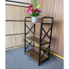 Kệ Gỗ Nhà Bếp Đặt Lò Vi Sóng, Nồi Chiên 3-5 Tầng - MDF + Khung Sắt Chống Gỉ Bền 10