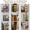 Kệ gỗ tre 4-5 tầng Vintage cổ điển, nhiều ngăn, đẹp cho bếp, phòng khách, phòng ngủ - 368.000₫ 2