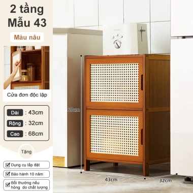 Kệ gỗ tre 4-5 tầng Vintage cổ điển, nhiều ngăn, đẹp cho bếp, phòng khách, phòng ngủ - 368.000₫ 10 Kệ gỗ tre 4-5 tầng Vintage cổ điển, nhiều ngăn, đẹp cho bếp, phòng khách, phòng ngủ - 368.000₫ 10