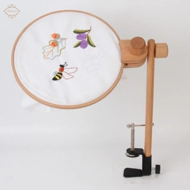 Kệ gỗ xoay Beech cho bàn thêu dày 0-4,5cm - Đa năng, bền đẹp, giá 204.600₫