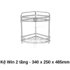 Kệ góc đa năng Win QUI PHÚC inox 201 chân đứng, chắc chắn, tiện lợi - 125.460₫ 6