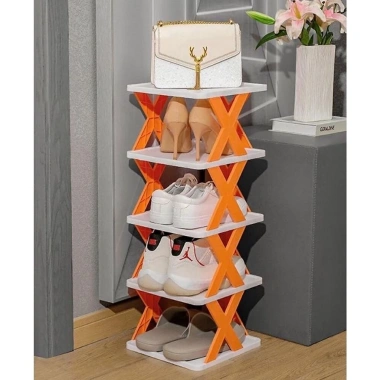 Kệ góc giày dép 5 tầng đa năng, tháo lắp gấp gọn, mẫu mới - Giá chỉ 35.000 VND 4 Kệ góc giày dép 5 tầng đa năng, tháo lắp gấp gọn, mẫu mới - Giá chỉ 35.000 VND 4