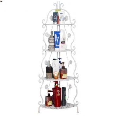 Kệ góc hoa văn 4 tầng thép cacbon sơn tĩnh điện 5 lớp - Thiết kế đẹp, giao nhanh, chỉ 255.000 VND