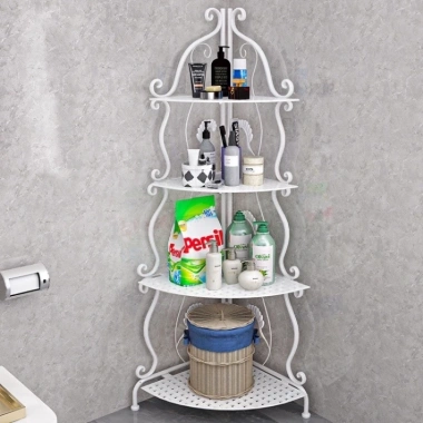 Kệ góc hoa văn 4 tầng thép cacbon sơn tĩnh điện 5 lớp - Thiết kế đẹp, giao nhanh, chỉ 255.000 VND 10 Kệ góc hoa văn 4 tầng thép cacbon sơn tĩnh điện 5 lớp - Thiết kế đẹp, giao nhanh, chỉ 255.000 VND 10