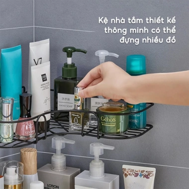 Kệ Góc Nhà Tắm Dán Tường Thép Inox Không Gỉ – Tam Giác 10kg, Đa Năng, Giá 40.000 VND 3 Kệ Góc Nhà Tắm Dán Tường Thép Inox Không Gỉ – Tam Giác 10kg, Đa Năng, Giá 40.000 VND 3