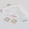 Kệ góc nhà tắm dán tường thép không gỉ chắc chắn, tặng miếng dán, chỉ 25.000₫ 3