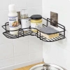 Kệ góc sắt không gỉ dán tường tiện lợi - Giá 39.000, lý tưởng cho nhà tắm & bếp 2