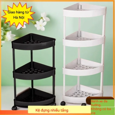 Kệ góc tắm đa năng 2-5 tầng nhựa chống thấm dễ vệ sinh Giá mỹ phẩm giao Hà Nội 86.174₫