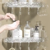 Kệ Góc Tam Giác Đa Năng Gắn Tường - Siêu Dính Hút Chân Không, Kèm Móc, 55.900₫ 5