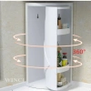 Kệ góc tường đa năng 3 tầng có cửa - Nhựa chống nước, treo tường nhà bếp, phòng tắm, toilet - Giá 123k 8