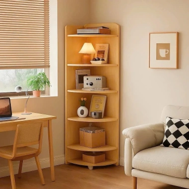 Kệ góc tường đa năng gỗ MDF phủ Melamine lắp ghép dễ dàng - Giá ưu đãi 379.500₫ 3