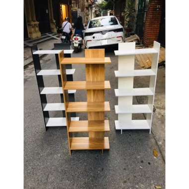 Kệ góc tường gỗ 5 tầng lắp ghép siêu sale giá chỉ 117.600 VNĐ tiết kiệm 22%