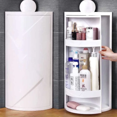 Kệ góc xoay 360° AnhAnh nhựa PP cứng KSVGE7.547 Giá 160.000đ, tiết kiệm không gian