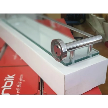 Kệ gương inox 100% + kính cường lực dày dặn - Kệ kính phòng tắm, giảm còn 140.000 VNĐ 2 Kệ gương inox 100% + kính cường lực dày dặn - Kệ kính phòng tắm, giảm còn 140.000 VNĐ 2
